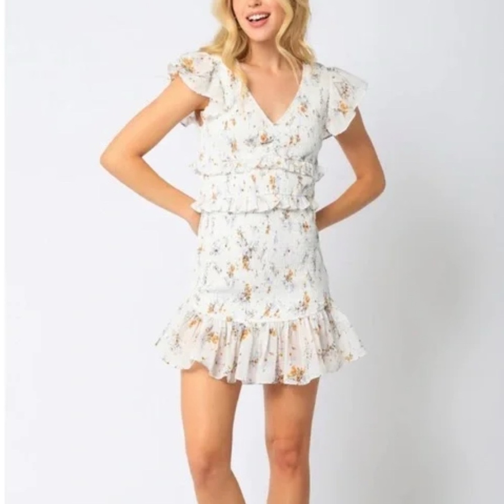 Olivaceous Seren Mini dress